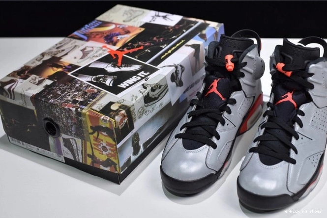 Cheap 3M Infrared 6 Air JSP Reflective Jordan CI4072-001 0819